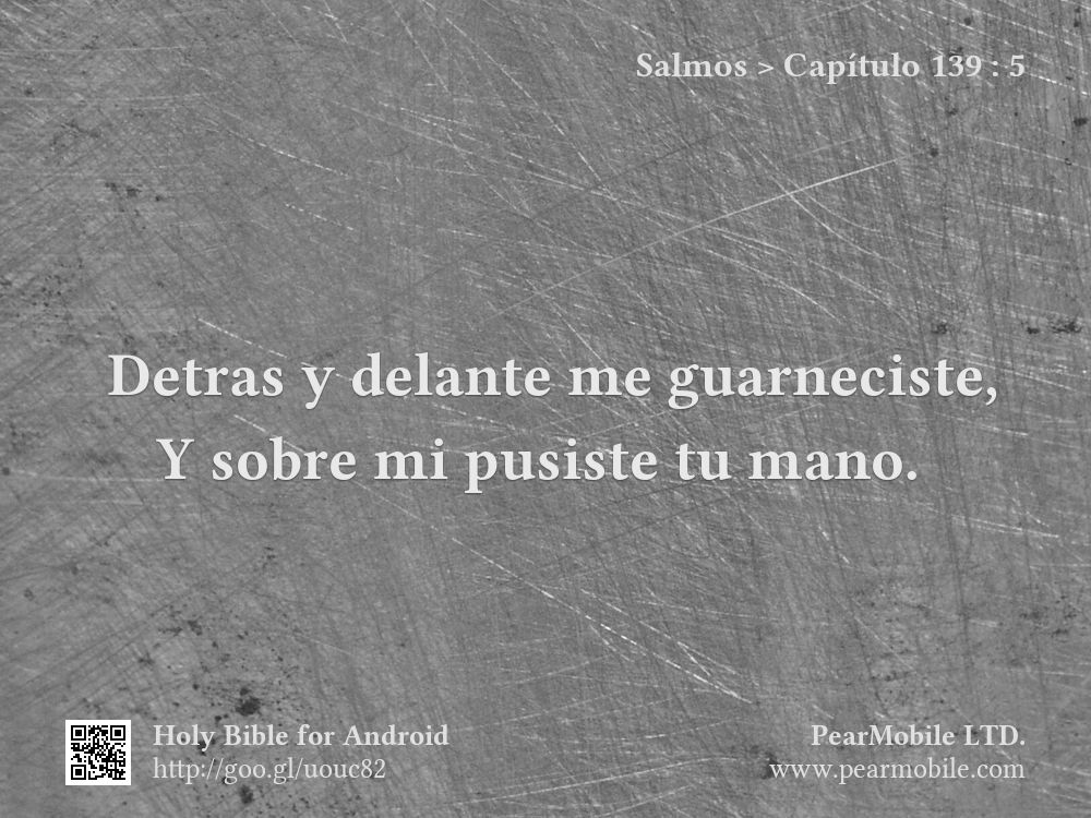 Salmos, Capítulo 139:5